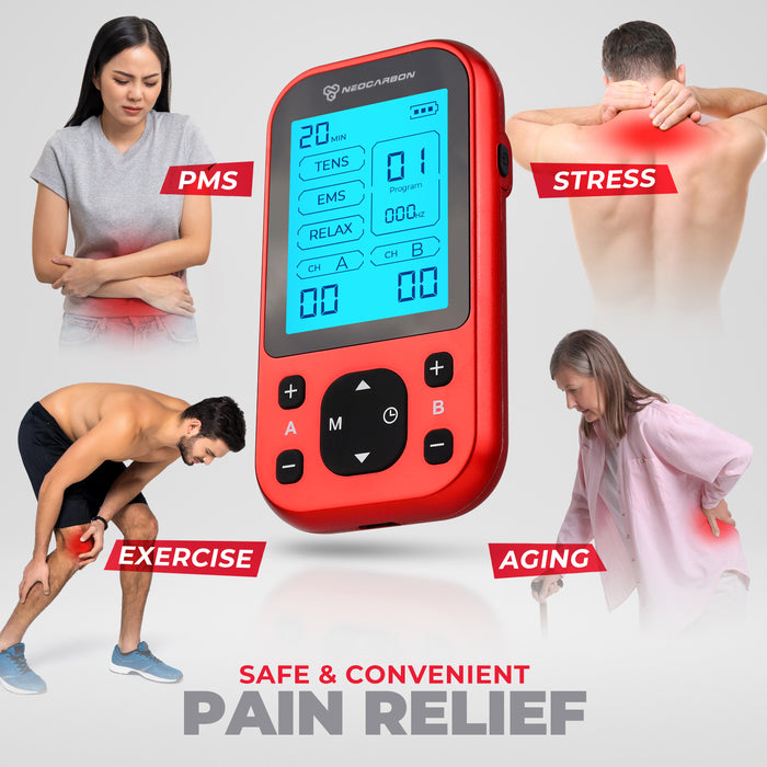 NEOCARBON TENS PRO EMS PULSE MUSCLE STIMULATOR