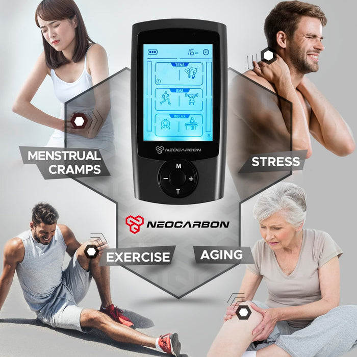 NEOCARBON TENS EMS PULSE MUSCLE STIMULATOR