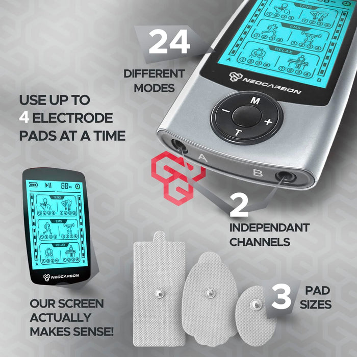 NEOCARBON TENS EMS PULSE MUSCLE STIMULATOR