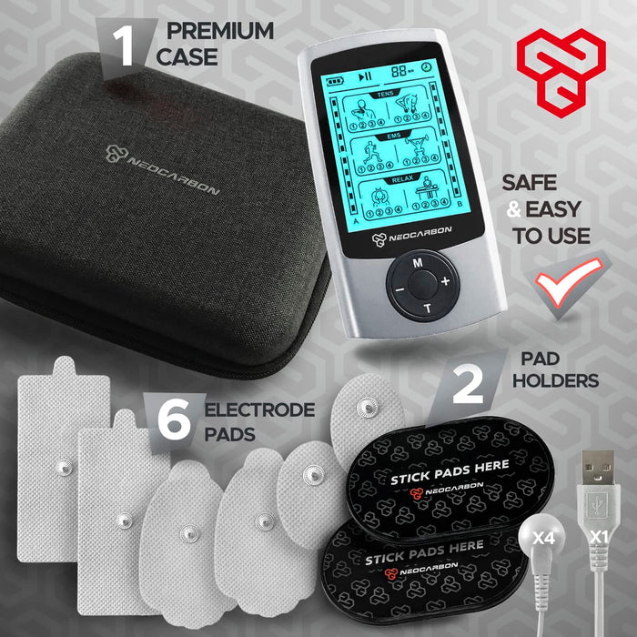 NEOCARBON TENS EMS PULSE MUSCLE STIMULATOR