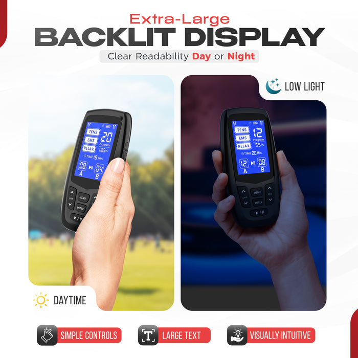 NEOCARBON TENS ERGO EMS PULSE MUSCLE STIMULATOR