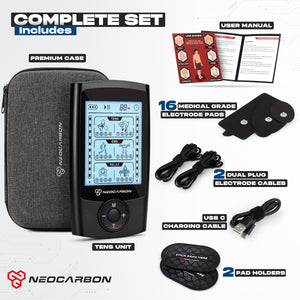 NEOCARBON TENS EMS PULSE MUSCLE STIMULATOR