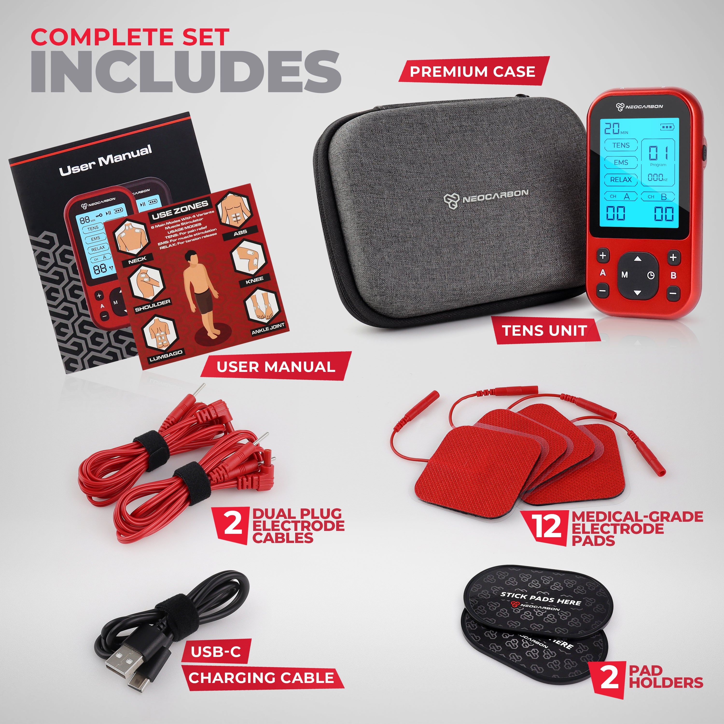 TENS PRO Machine for Muscles | Best Transcutaneous Electrical