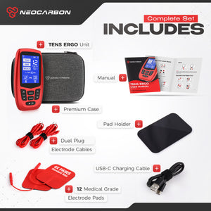 NEOCARBON TENS ERGO EMS PULSE MUSCLE STIMULATOR