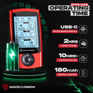 NEOCARBON TENS EMS PULSE MUSCLE STIMULATOR