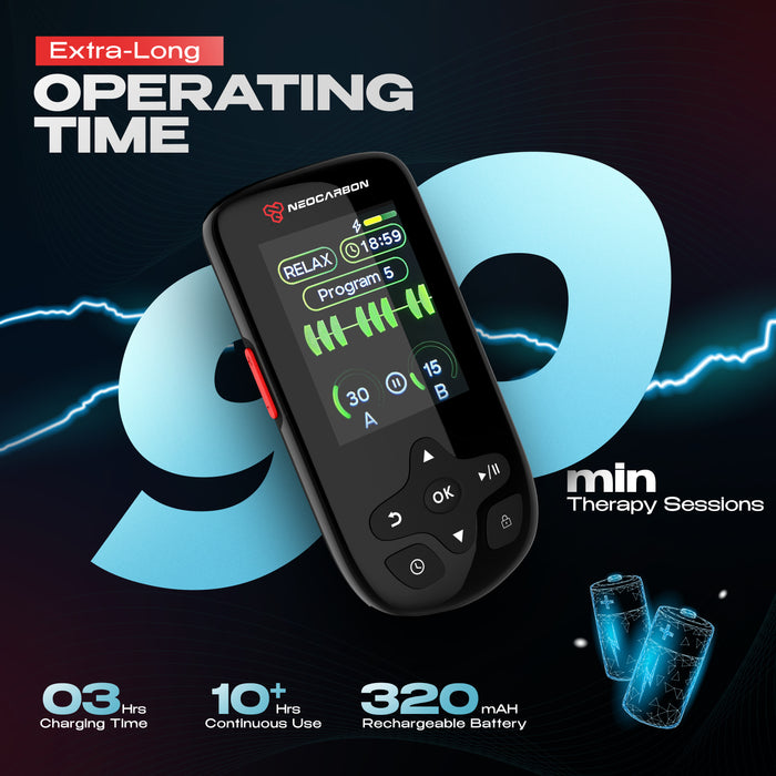 NEOCARBON TENS ULTRA EMS PULSE MUSCLE STIMULATOR