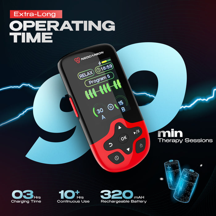 NEOCARBON TENS ULTRA EMS PULSE MUSCLE STIMULATOR