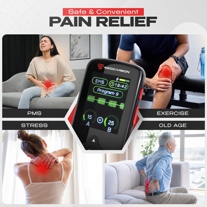 NEOCARBON TENS ULTRA EMS PULSE MUSCLE STIMULATOR