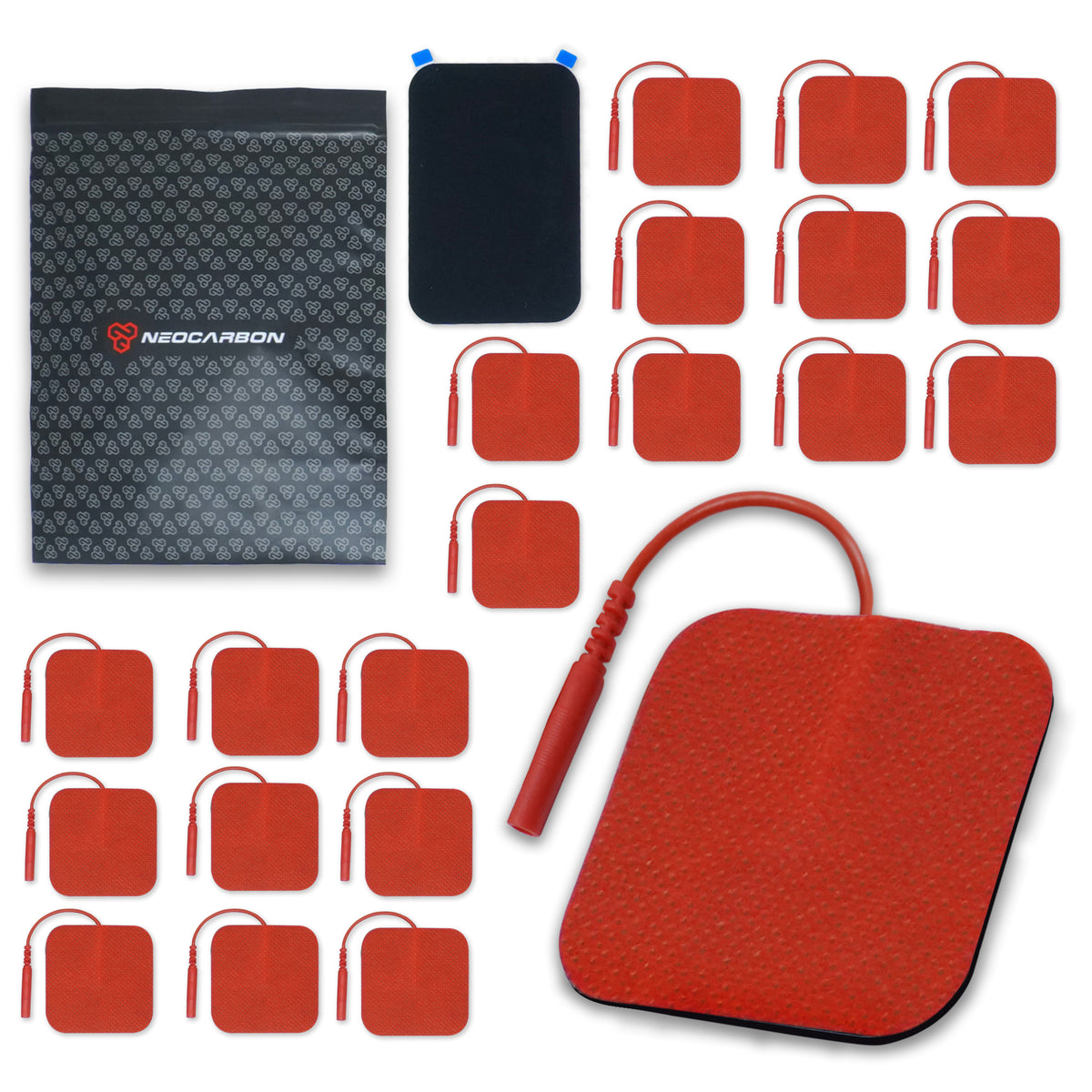 NEOCARBON TENS REPLACEMENT PADS for TENS PRO, ULTRA AND ERGO