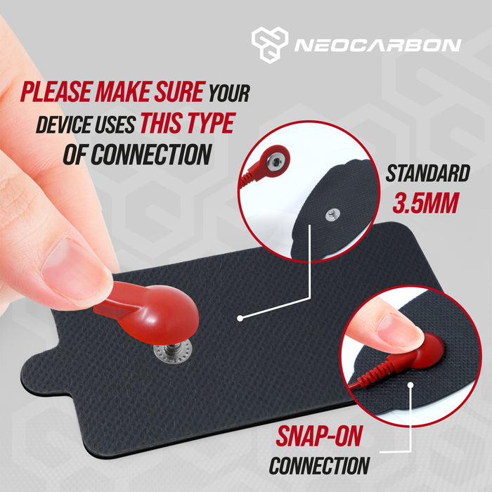 NEOCARBON TENS REPLACEMENT PADS for TENS STANDARD