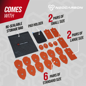 NEOCARBON TENS REPLACEMENT PADS for TENS STANDARD