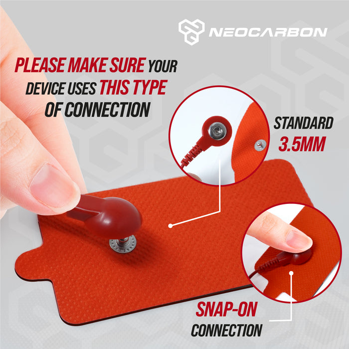 NEOCARBON TENS REPLACEMENT PADS for TENS STANDARD